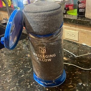 BROOKSTONE Massaging Neck Pillow